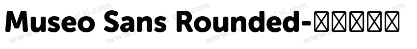 Museo Sans Rounded字体转换